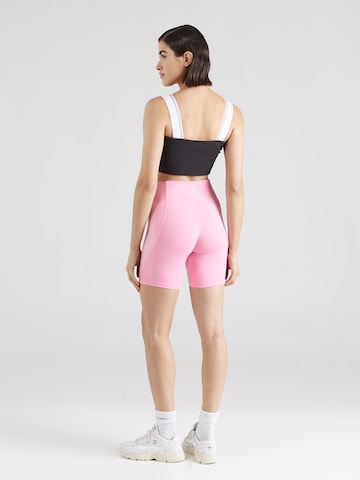 ADIDAS PERFORMANCE Skinny Workout Pants 'All Me Ess' in Pink