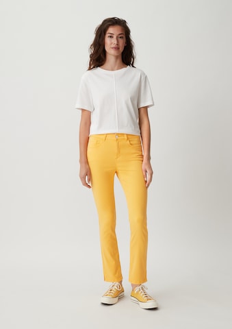 comma casual identity Slim fit Pants in Yellow