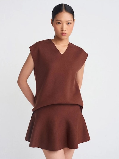 Dilvin Sweater 'Pullover' in S-L in Chestnut brown, Item view