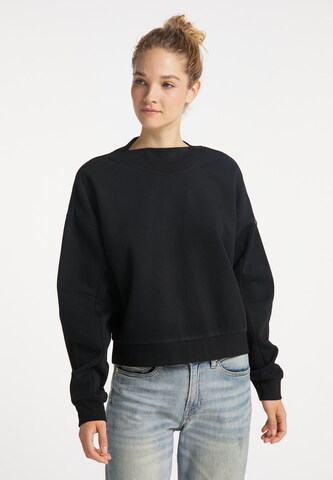 DreiMaster VintageSweater majica - crna boja: prednji dio