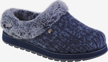 Pantoufle SKECHERS en bleu : devant