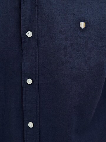 Coupe regular Chemise 'JPRBLUSUMMER' JACK & JONES en bleu