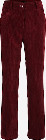 MORE & MORE regular Παντελόνι με τσάκιση σε κόκκινο: μπροστά