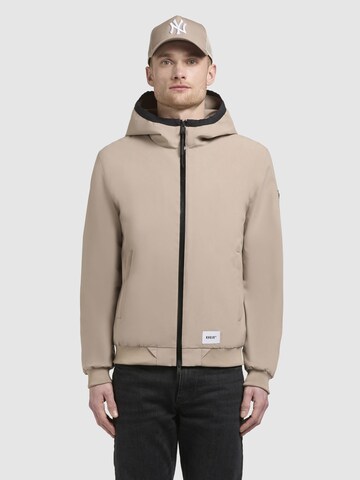 khujo Between-season jacket 'Larm' in Beige: front