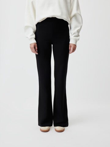 évasé Pantalon 'Enie' LeGer by Lena Gercke en noir : devant