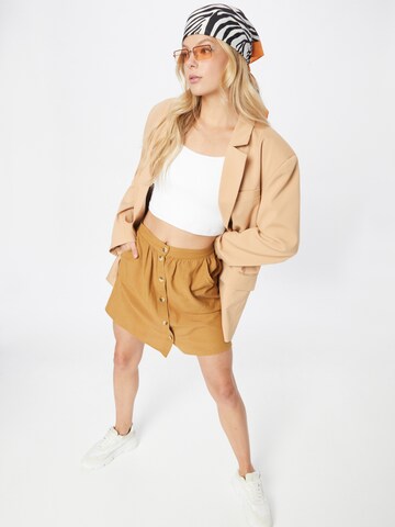 PIECES Skirt 'Sunna' in Brown