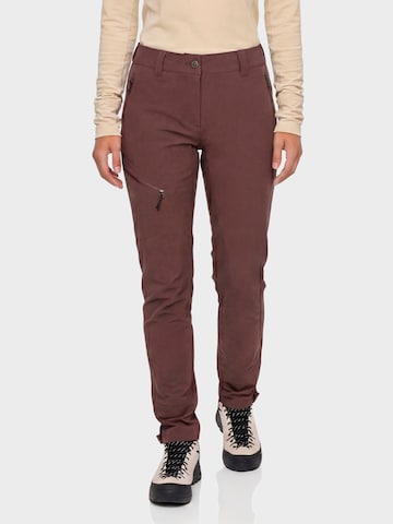 Schöffel Regular Outdoor Pants 'Cascata' in Purple: front
