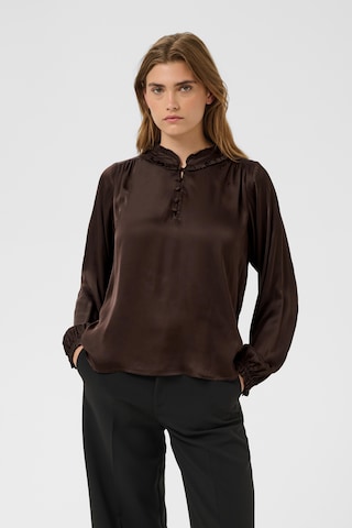 Part Two Bluse 'CaterinaPW' i brun: forside