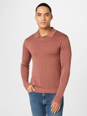 Pull-over 'CAVLI' minimum en rose : devant