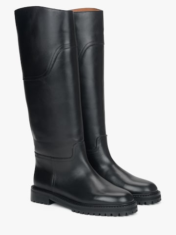 Estro Overknees '67-3011'‌ in Schwarz