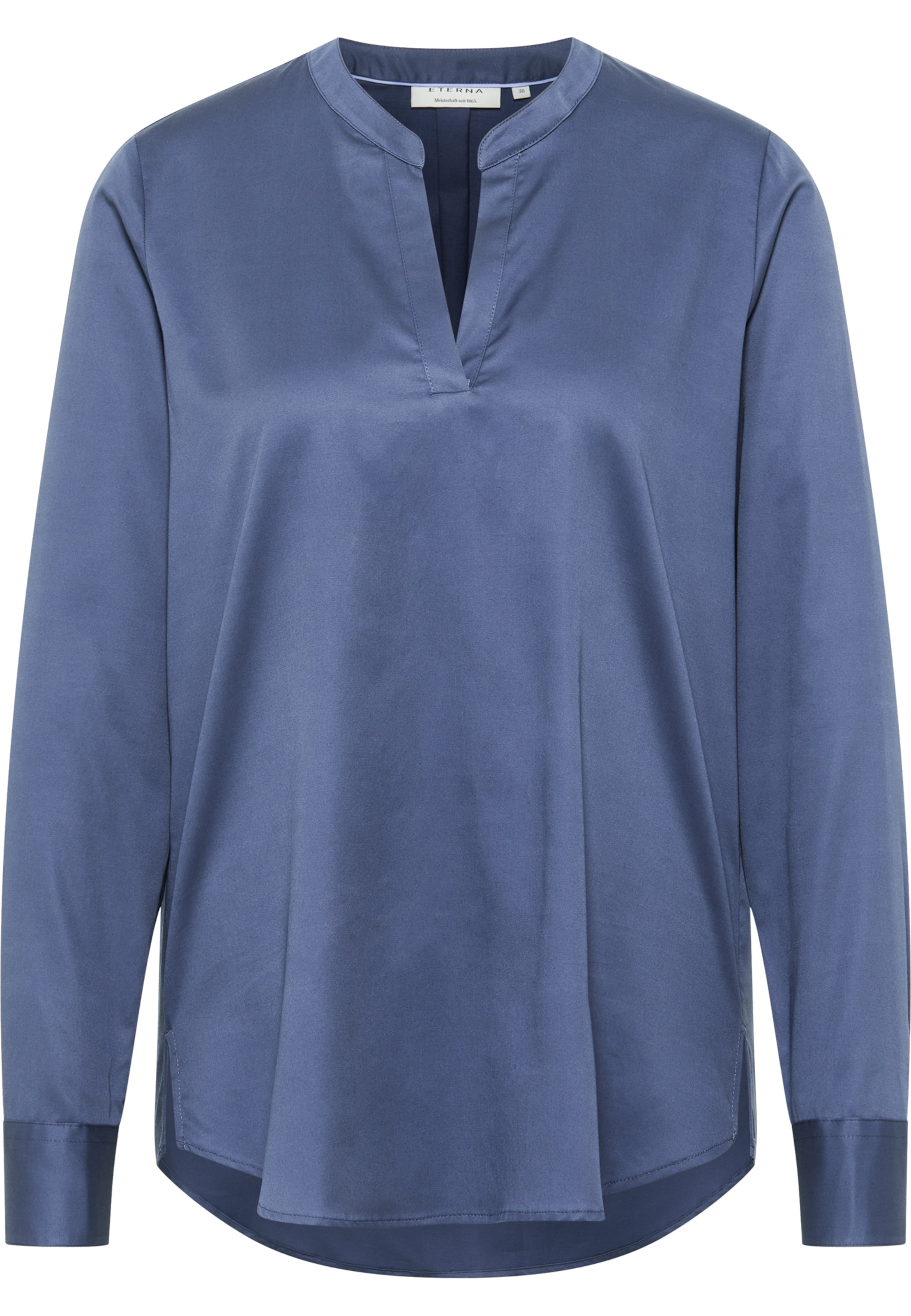 ETERNA Blouse in Blauw: voorkant