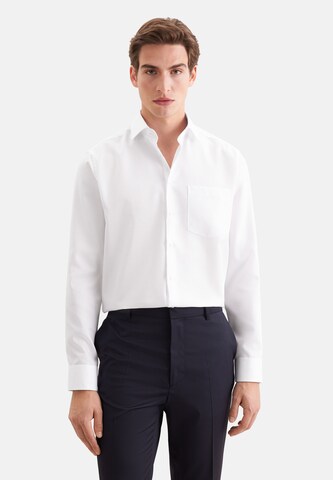 Coupe slim Chemise business SEIDENSTICKER en blanc : devant