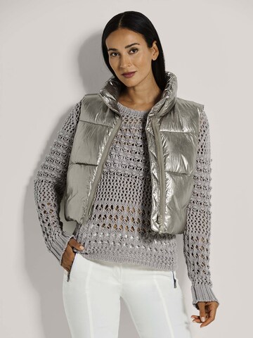MADELEINE Weste in Silber: Vorderseite