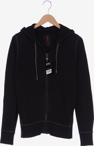 TOM TAILOR DENIM Sweatshirt & Zip-Up Hoodie in L in Black: front