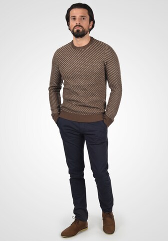 BLEND Strickpullover 'Calisto' in Braun