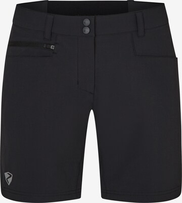 ZIENER Workout Pants 'NEJA X-Function' in Black: front