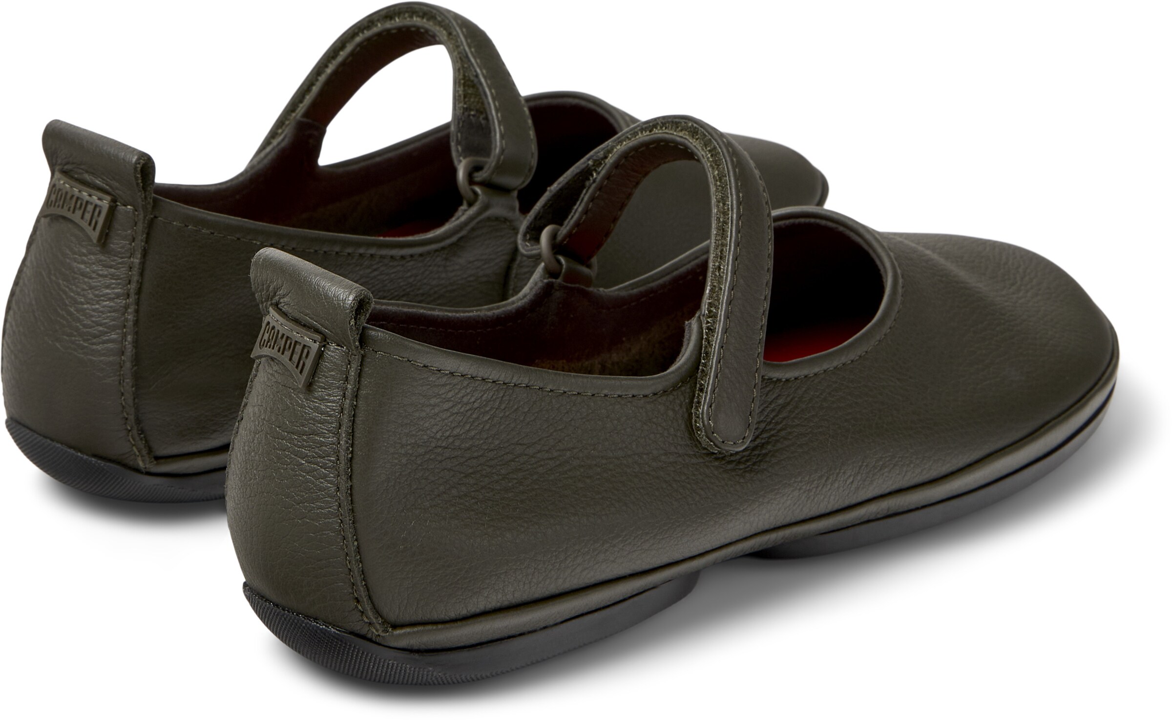 CAMPER Ballerina met riempjes 'Right Nina' in Groen