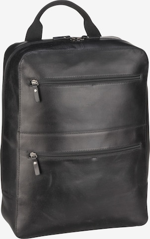 LEONHARD HEYDEN Backpack 'Dakota' in Black: front