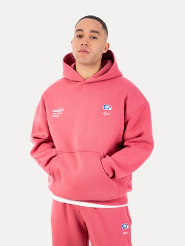 Smilodox Sweatvest in Roze: voorkant