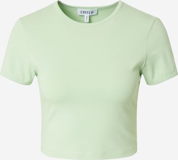 EDITED Shirt  'Lara'  (GOTS) in Grün: predná strana