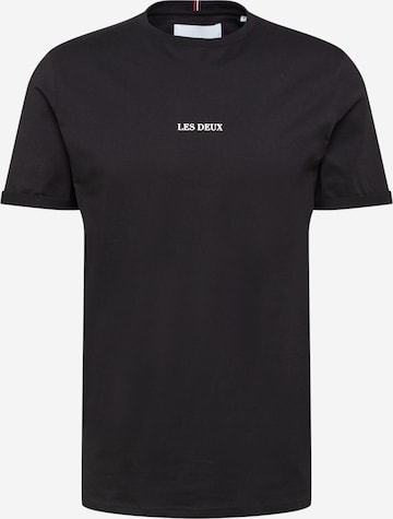 Les Deux Shirt 'Lens' in Schwarz: front