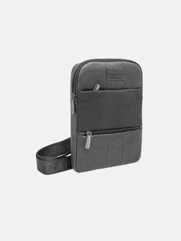 Borsa a tracolla 'Borsa a Tracolla Uomo Navigare - Poliestere Chiusura Zip' di Navigare in nero