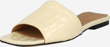 Toral Mules in Beige: front