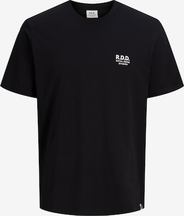 T-Shirt R.D.D. ROYAL DENIM DIVISION en noir : devant
