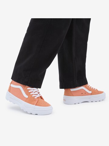 VANS - Sapatilhas altas 'Sentry' em laranja