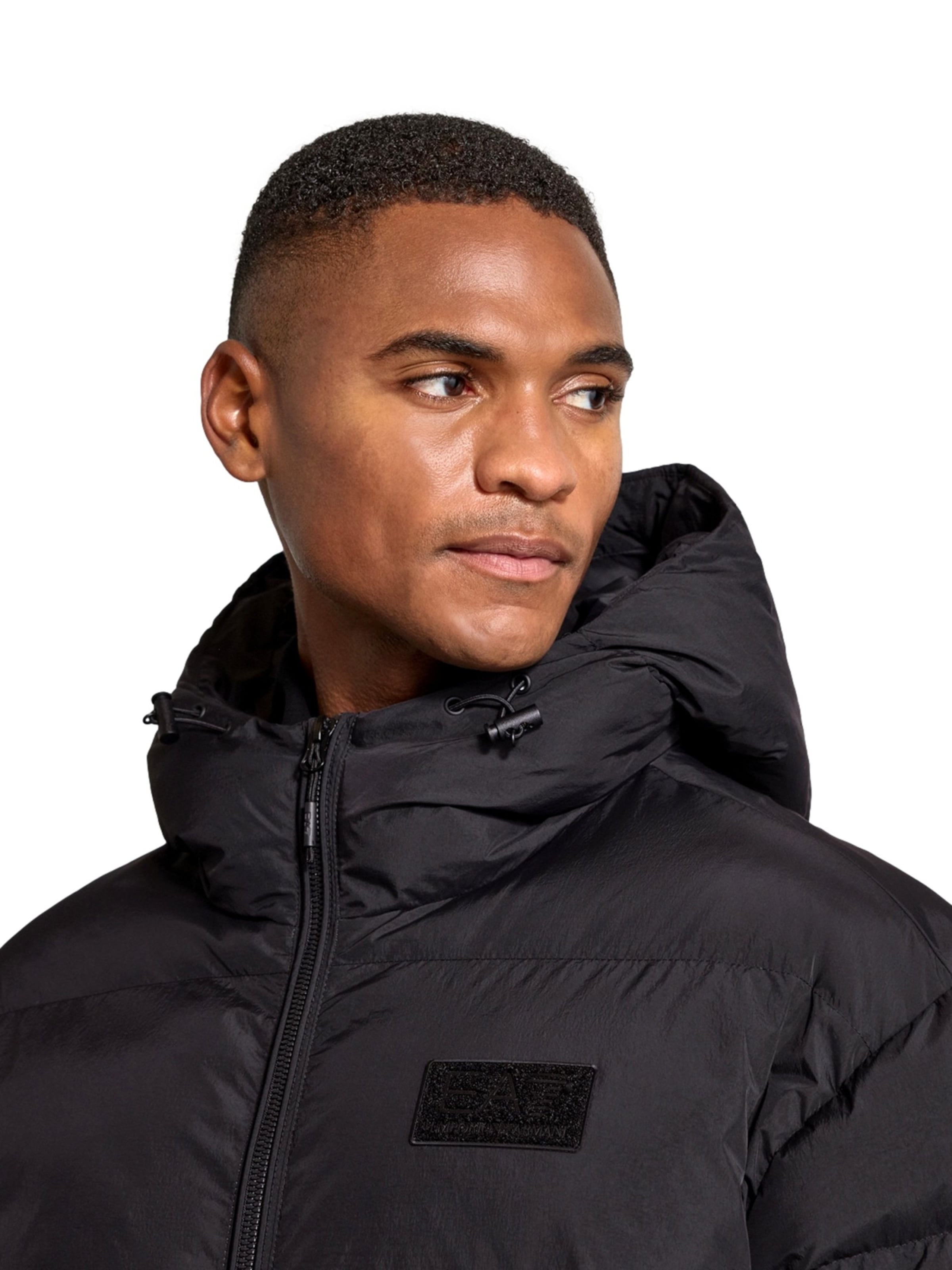 EA7 Emporio Armani Winterjas in Zwart