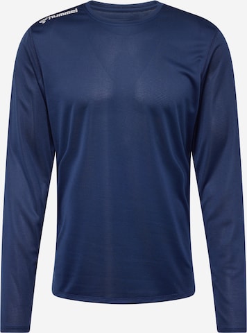 Maglia funzionale di Hummel in blu: frontale