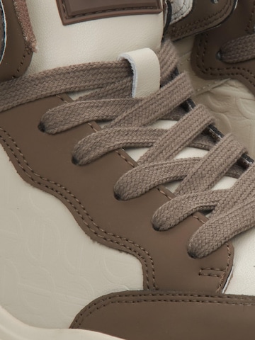 Estro Sneakers hoog '22-889' in Beige