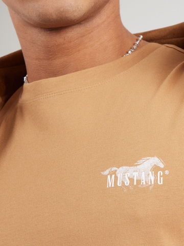 T-Shirt 'Austin' MUSTANG en marron
