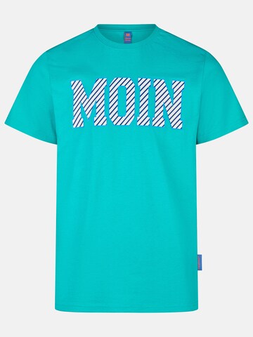 salzhaut T-Shirt 'Diek - Moin' in Blau: Vorderseite