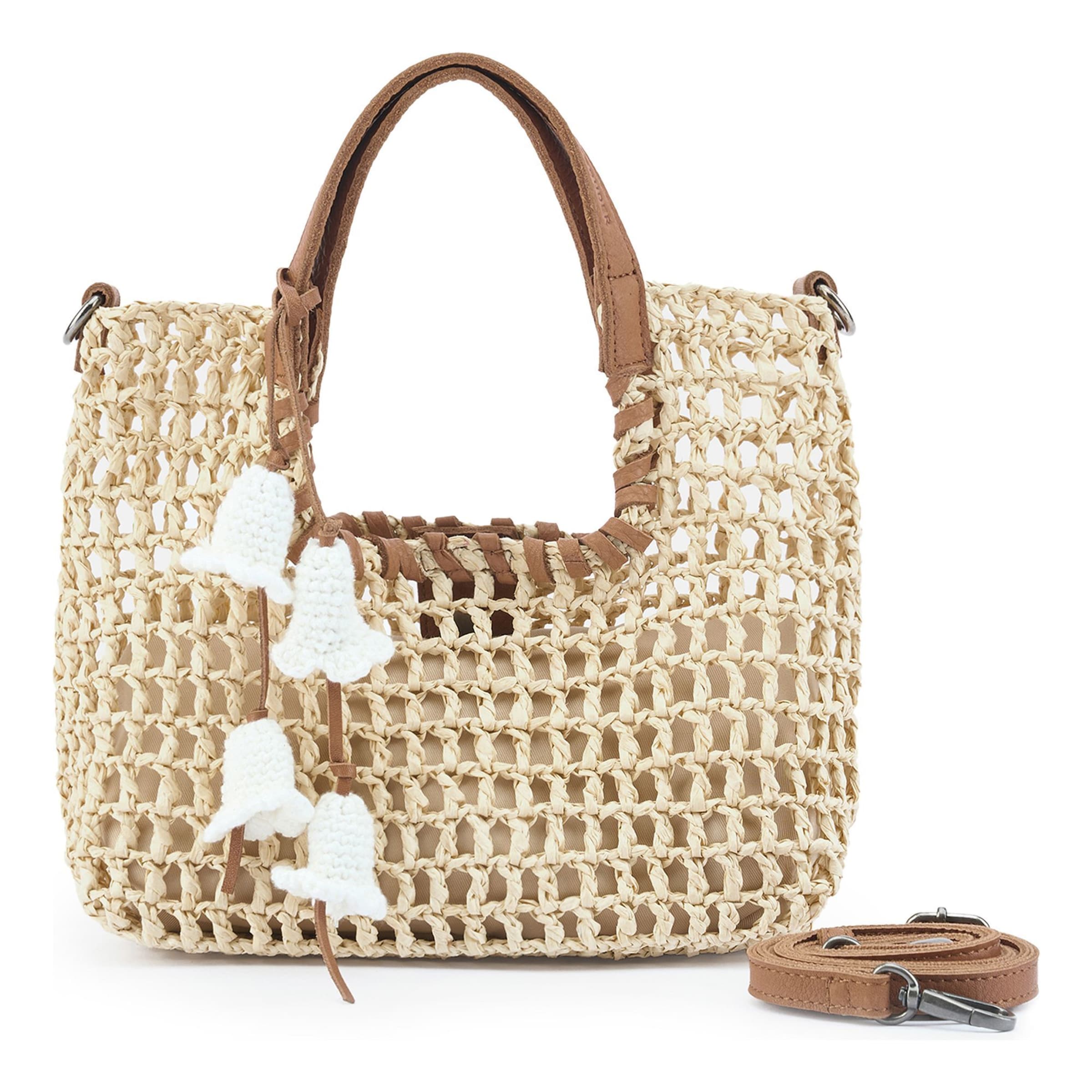 FREDsBRUDER Handtas 'Sun Carrier' in Beige: voorkant