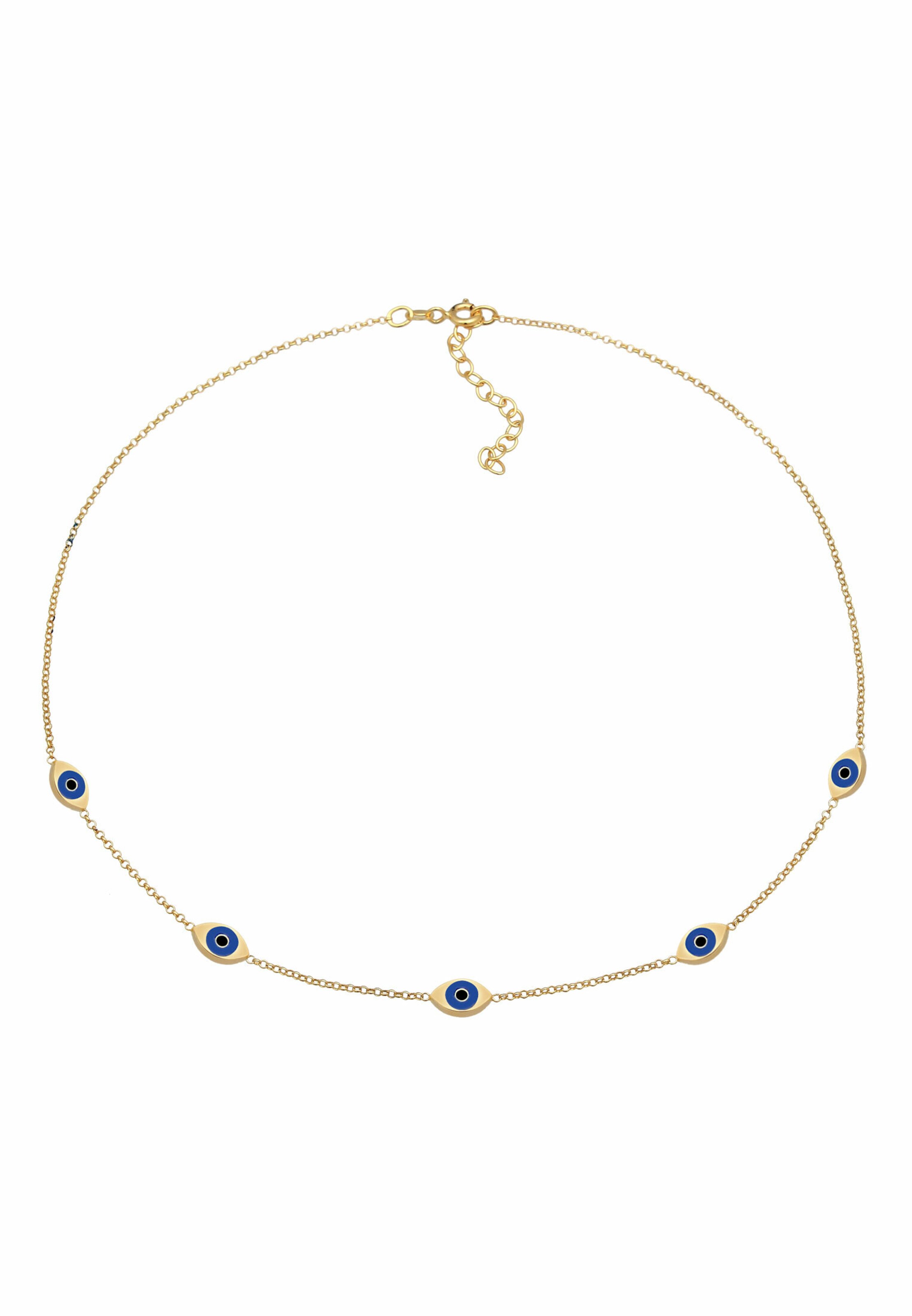 Chaîne 'Evil Eye' ELLI en or