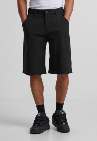 HOMEBOY Loosefit Shorts 'Monster' in Schwarz: Vorderseite