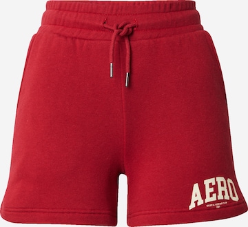 Pantalon AÉROPOSTALE en rouge : devant