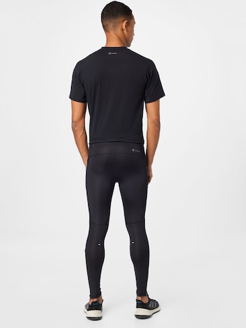 ADIDAS SPORTSWEAR Skinny Workout Pants 'Own The Run' in Black