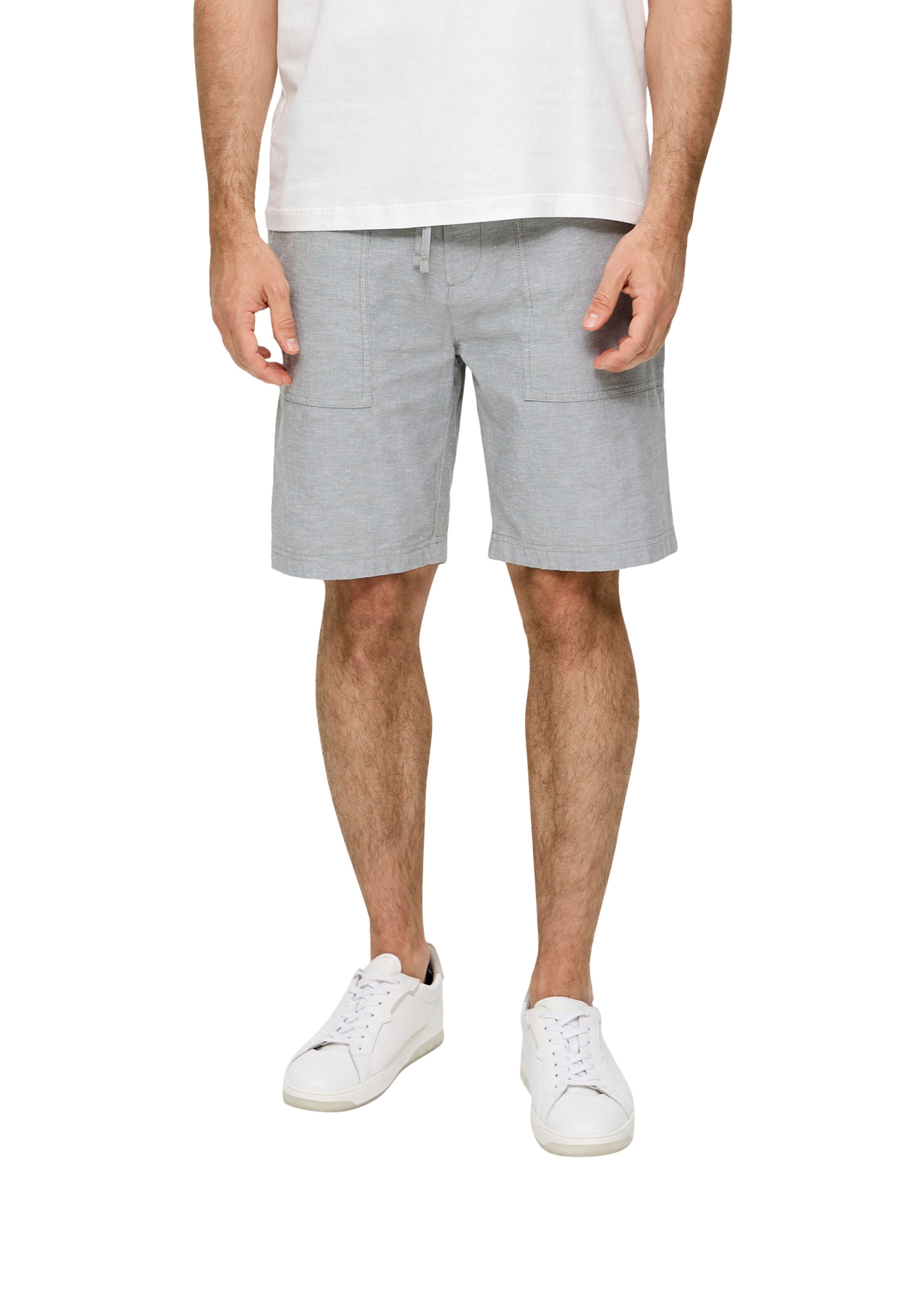 s.Oliver Regular Chinohose in Grau: Vorderseite