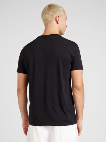 GUESS T-Shirt 'GIRL COLLAGE' in Schwarz