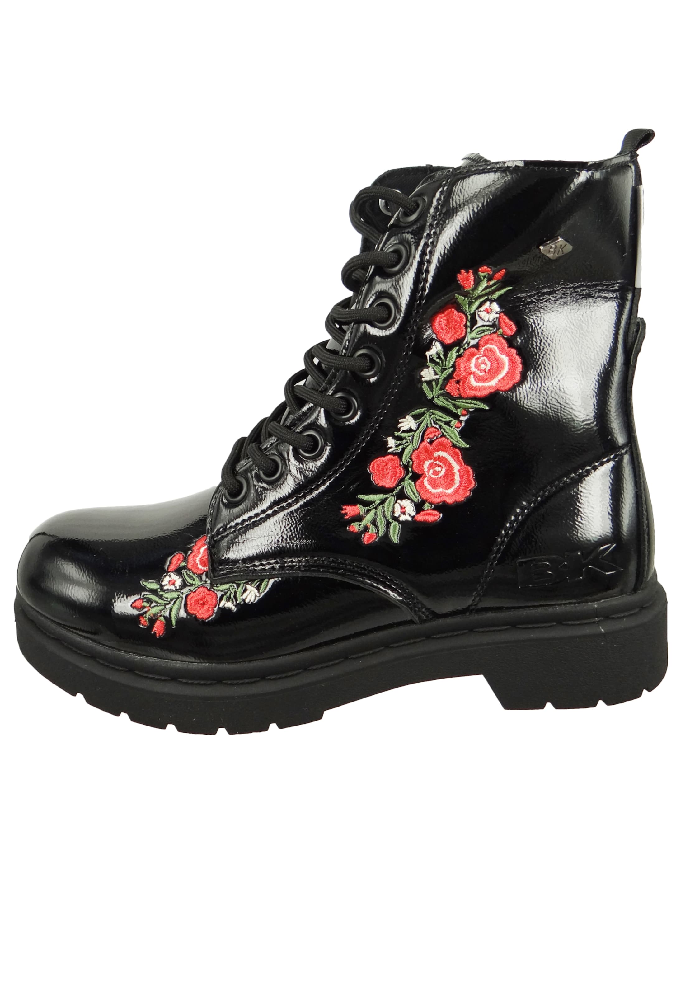 BRITISH KNIGHTS - Botim com fivela 'Blake' em preto: frente