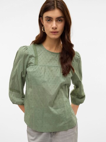 Camicia da donna 'VMTRINE' di VERO MODA in verde