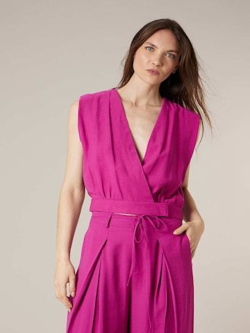 T-shirt 'Melice' Deeluxe en rose : devant