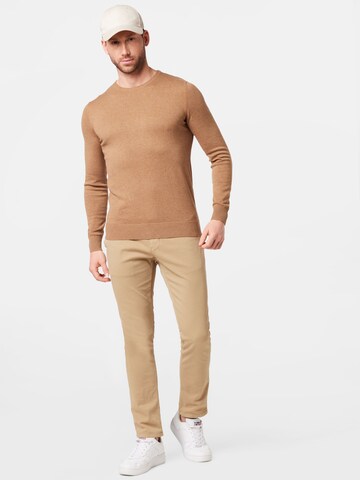 TOM TAILOR Sweater in Brown