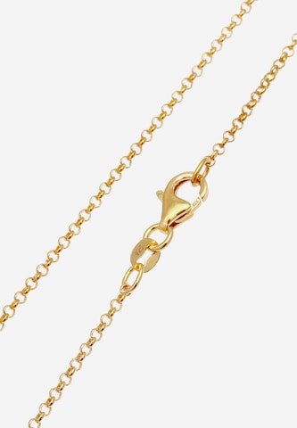 KUZZOI Halskette 'Feder' in Gold