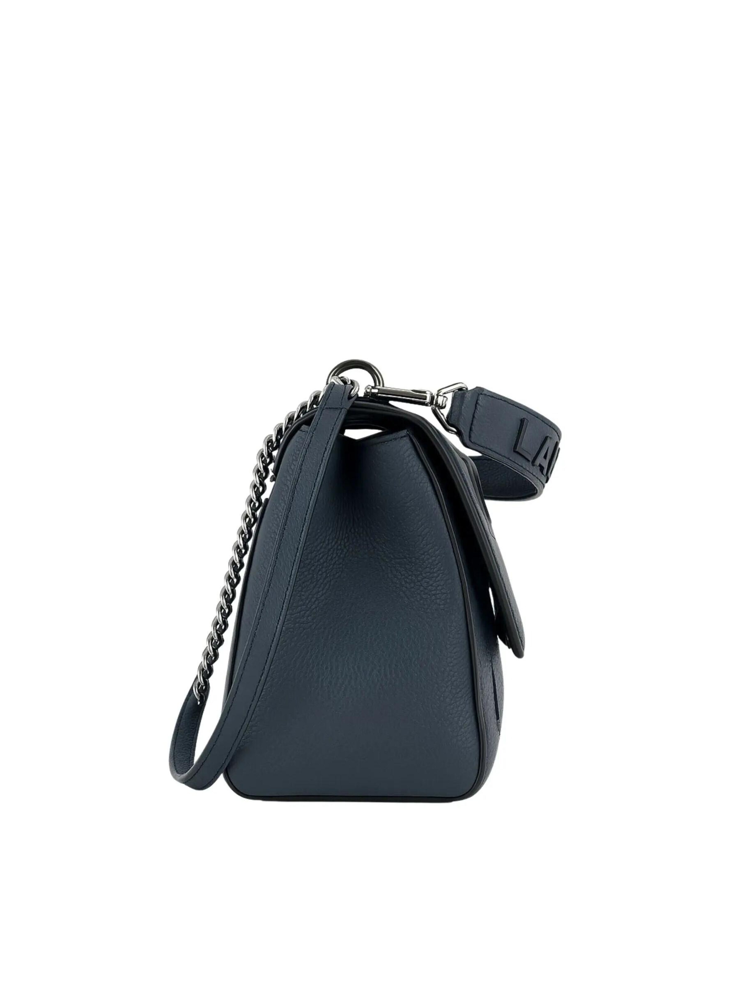 Lancel Torba na ramię 'Sac Rabat S Lancel Ninon Bleu' w kolorze niebieski