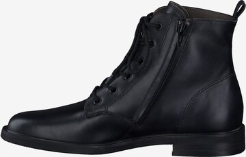 Paul Green حذاء كاحل برباط بلون أسود