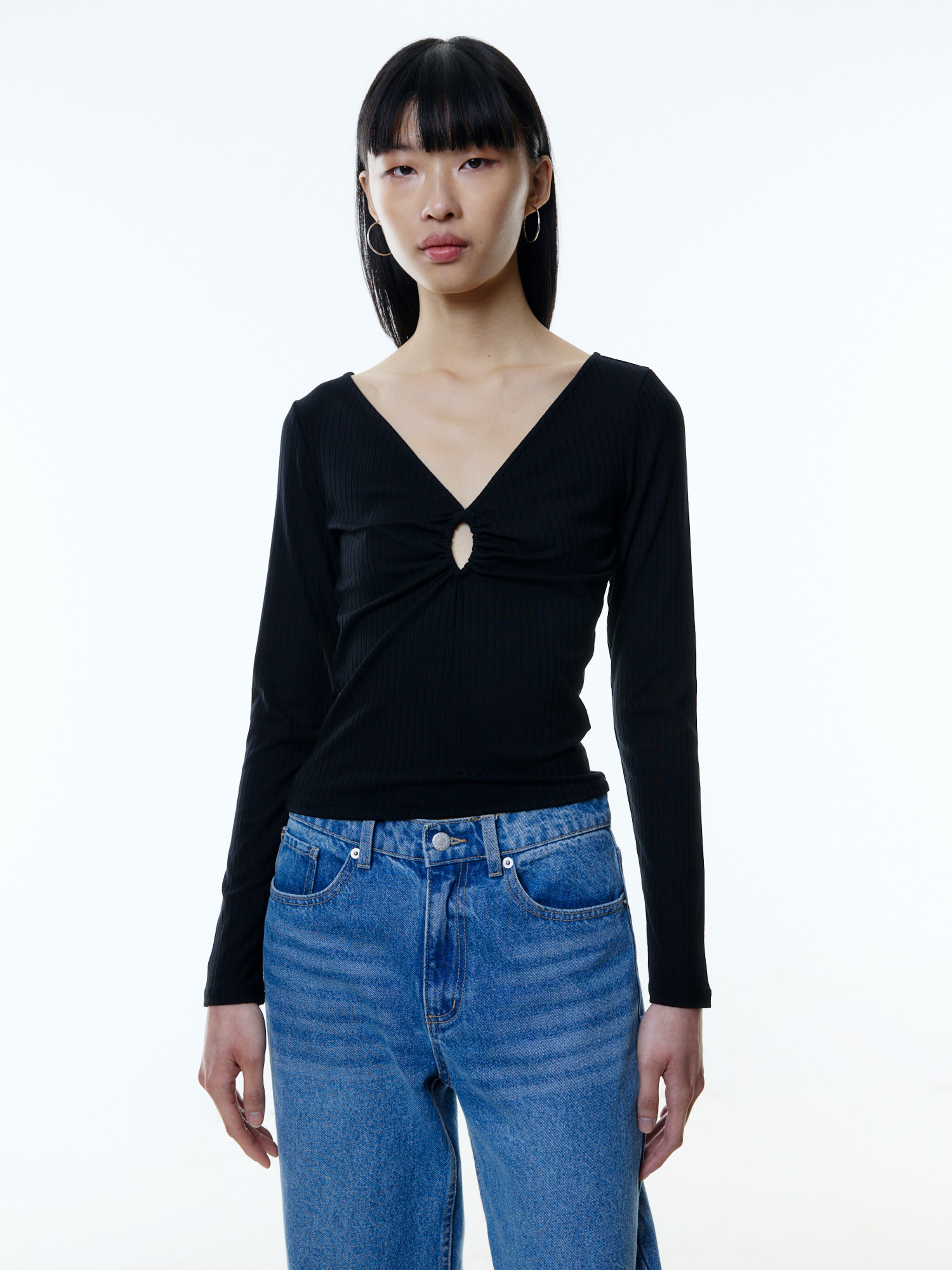 EDITED Produkte Shirt 'Orpha' schwarz