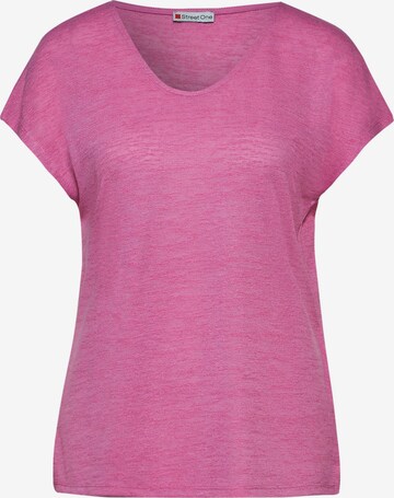 STREET ONE Shirt in Pink: front